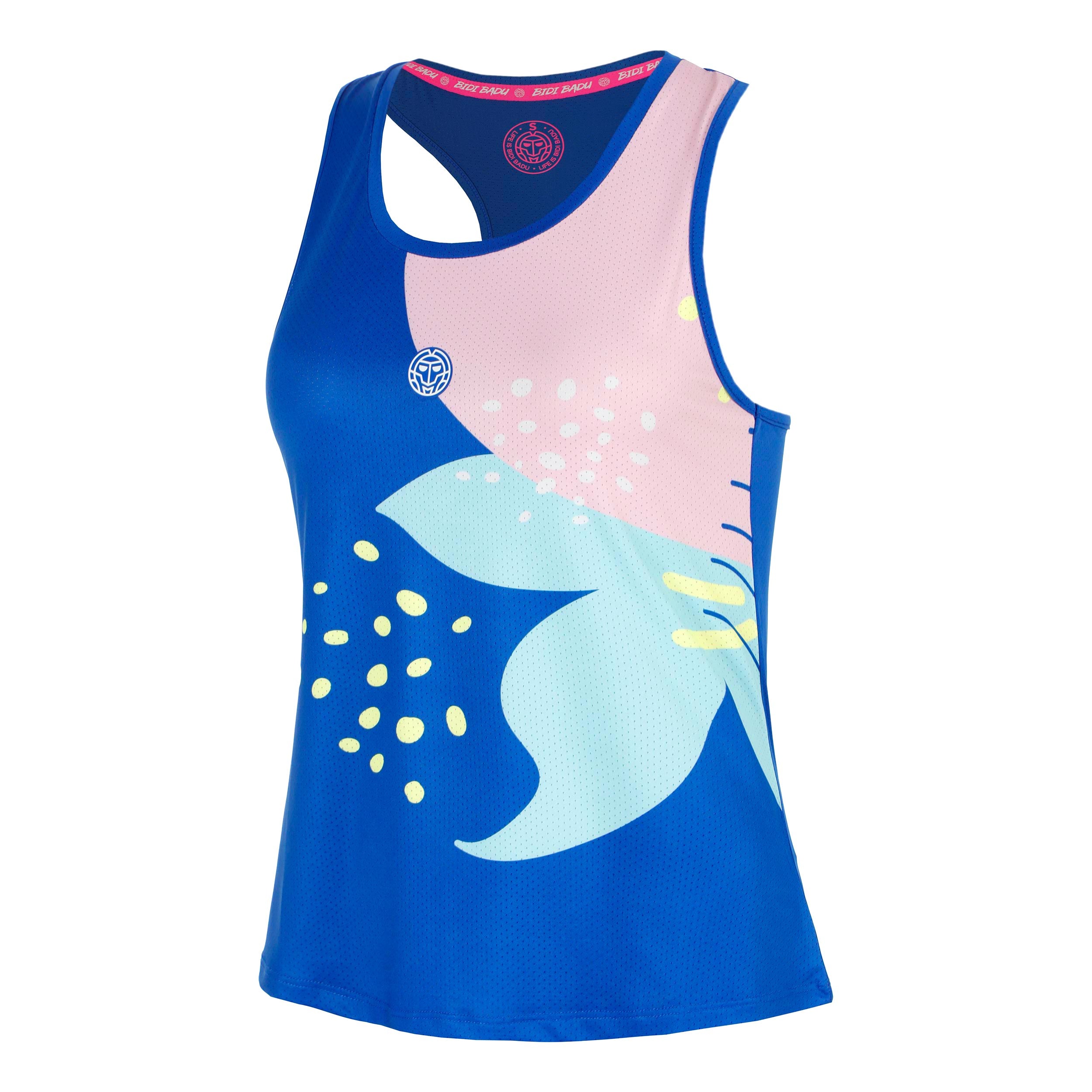 BIDI BADU Hey Laguna Racerback
 Tank-Top Damen-blau, mehrfarbig
