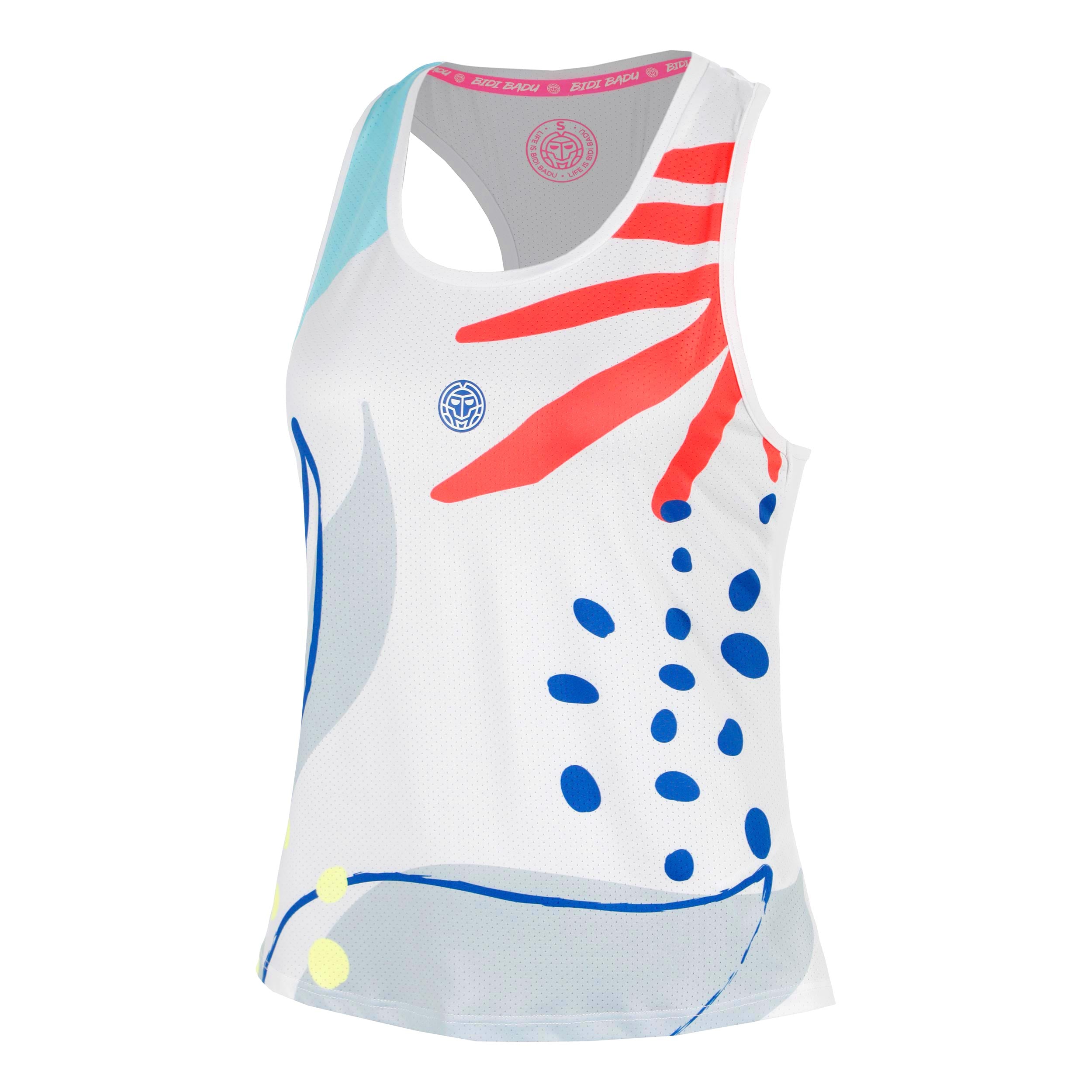 BIDI BADU Hey Laguna Racerback
 Tank-Top Damen-weiß, mehrfarbig