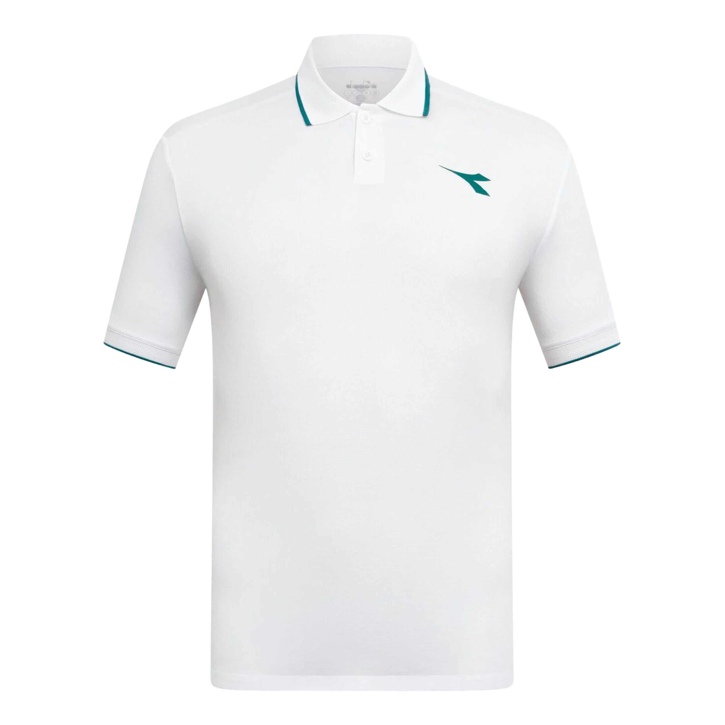 Diadora Match Polo Herren-weiß