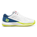 Rush Pro Ace Jr Allcourtschuh Kinder - weiß, blau