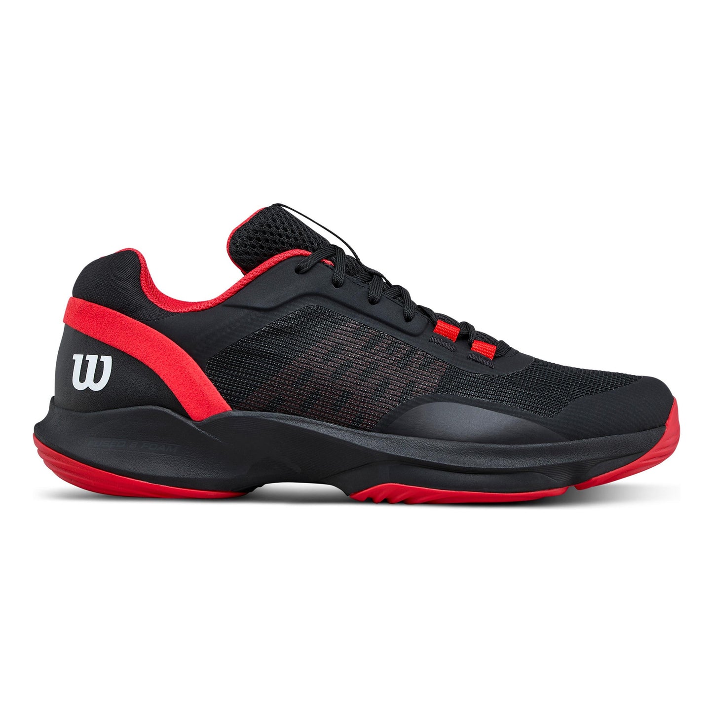 Wilson Hurakn Pro V2 Padelschuh Herren-schwarz, rot
