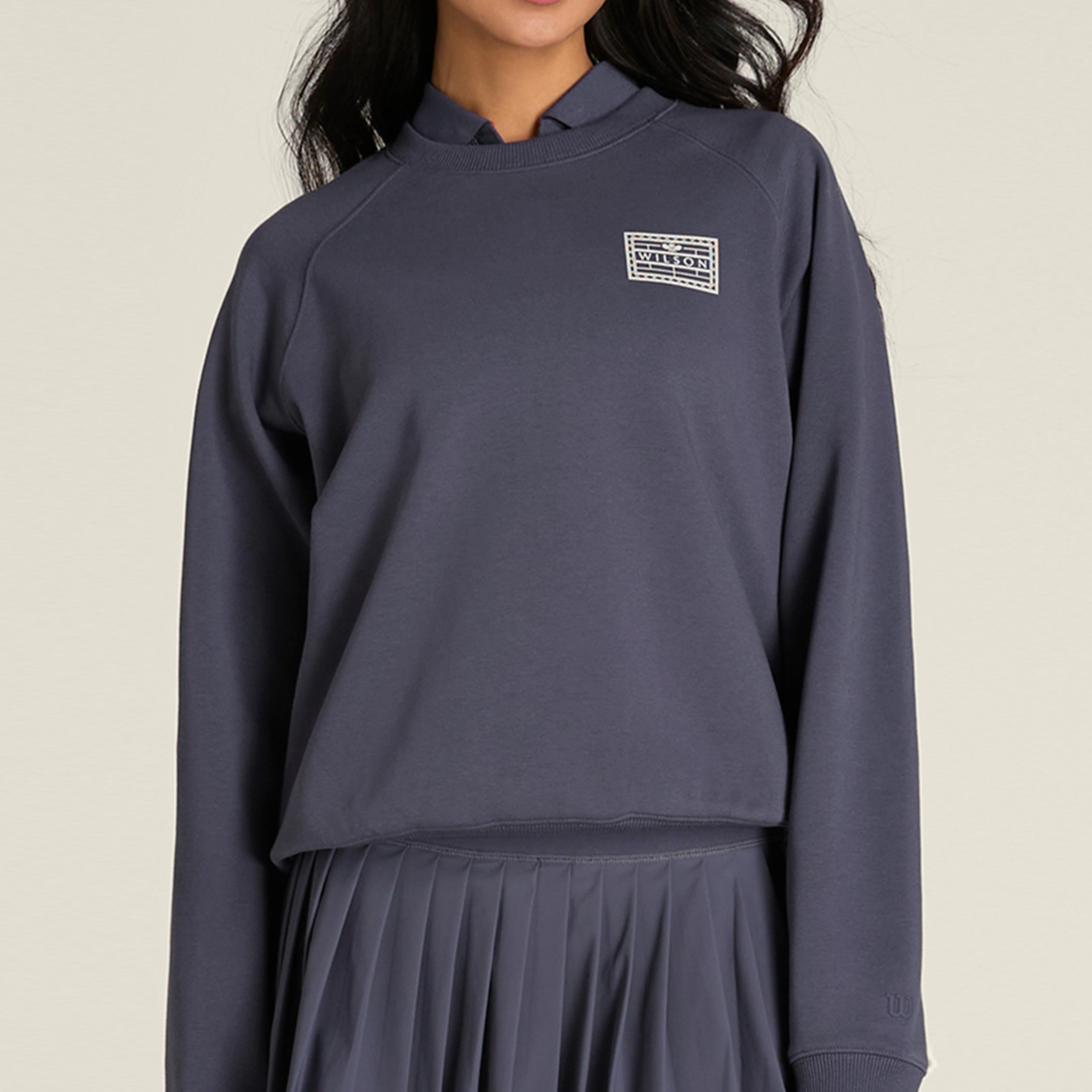 Wilson Classic Crew Sweatshirt Damen-grau