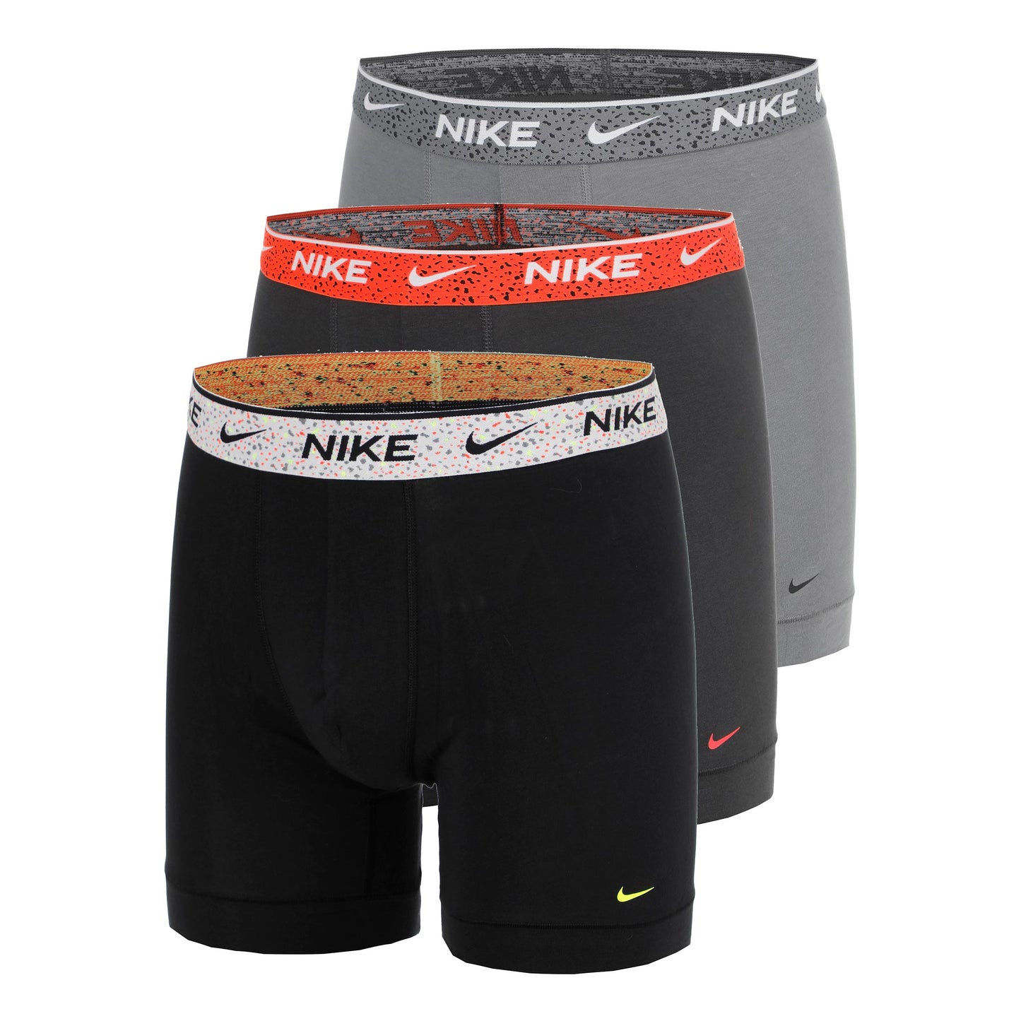 Nike Essential Cotton Stretch Boxer Brief Boxer Short - 3er Pack Herren-schwarz, anthrazit