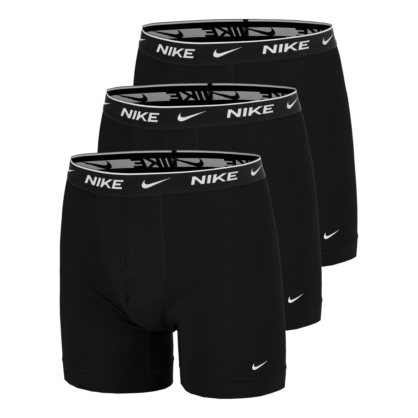Nike Essential Cotton Stretch Boxer Short 3er Pack Herren - schwarz, schwarz