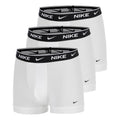 Essential Cotton Stretch Trunk Boxer Short 3er Pack Herren - weiß, weiß