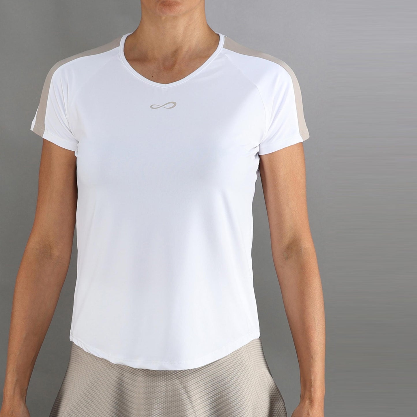 Endless T-Shirt Damen-weiß, beige