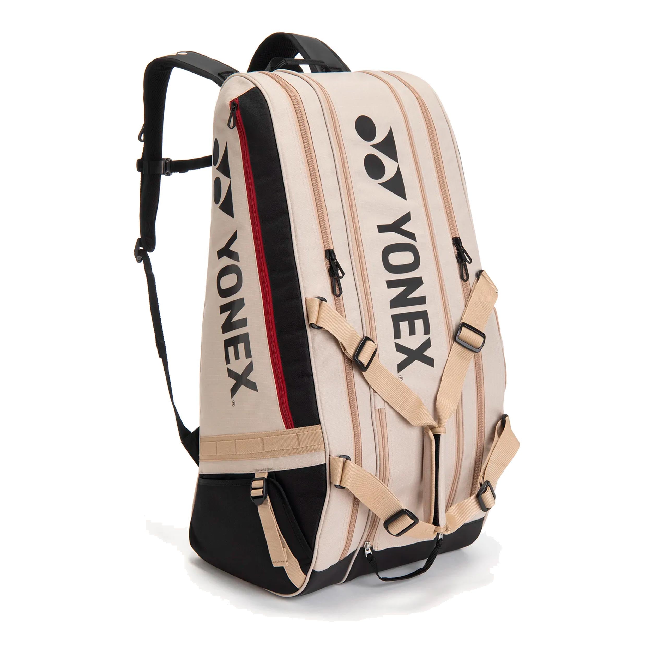 Yonex Gearlogic Raquet Bag Schlägertasche -beige, schwarz