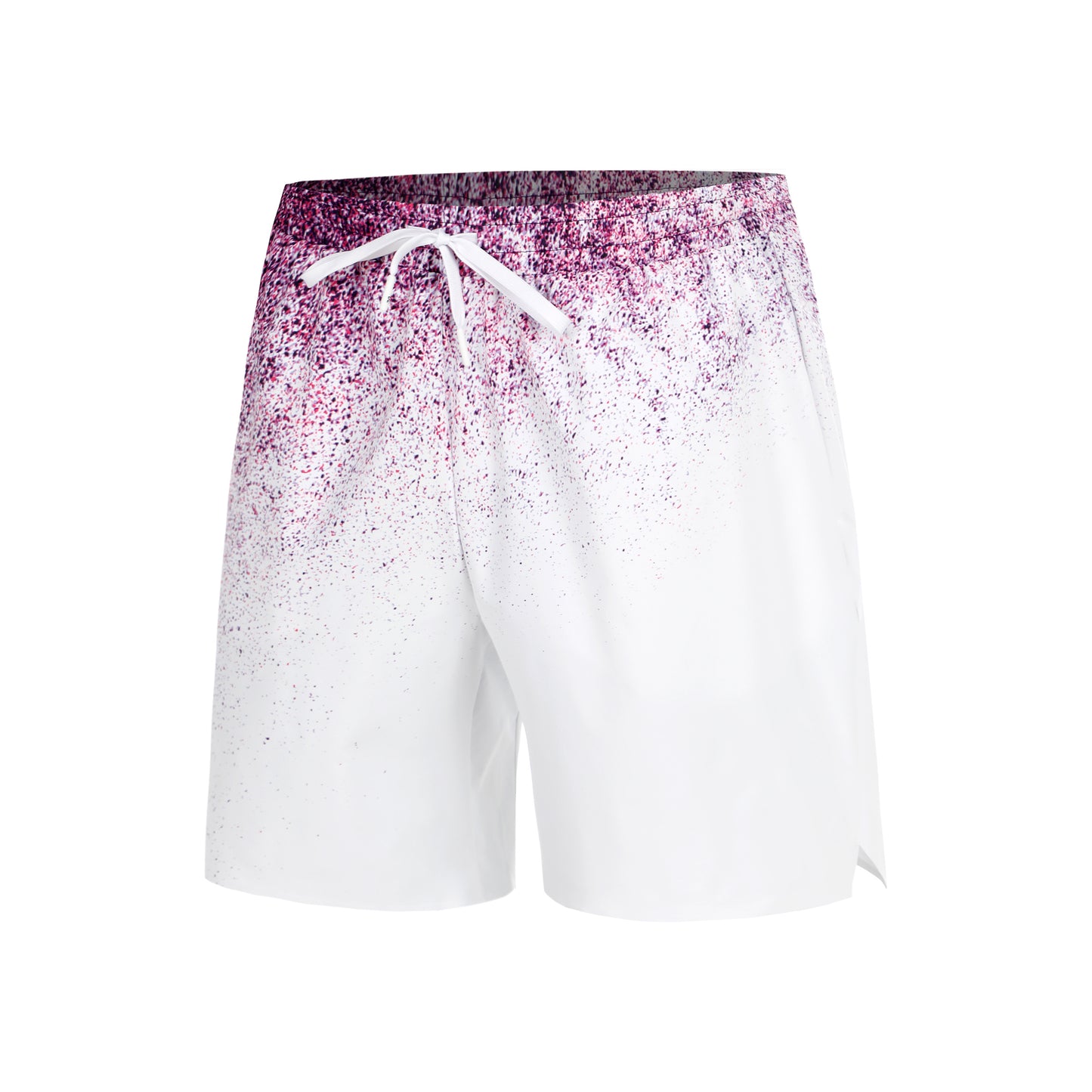 On 7" Court Fade Shorts Herren - lila, weiß
