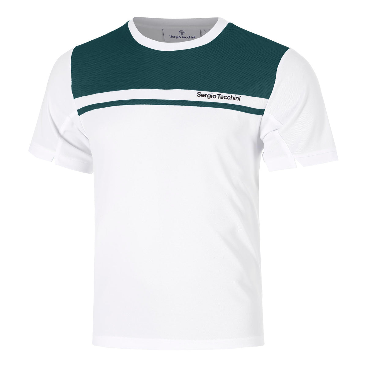 Sergio Tacchini Riflesso PL T-Shirt Herren - weiß, petrol