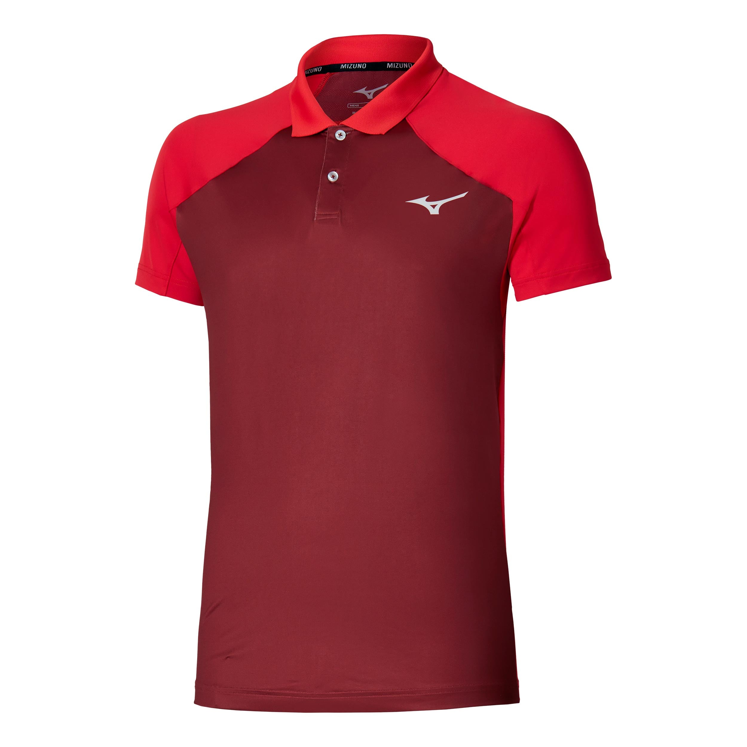Mizuno Polo Herren-dunkelrot, rot