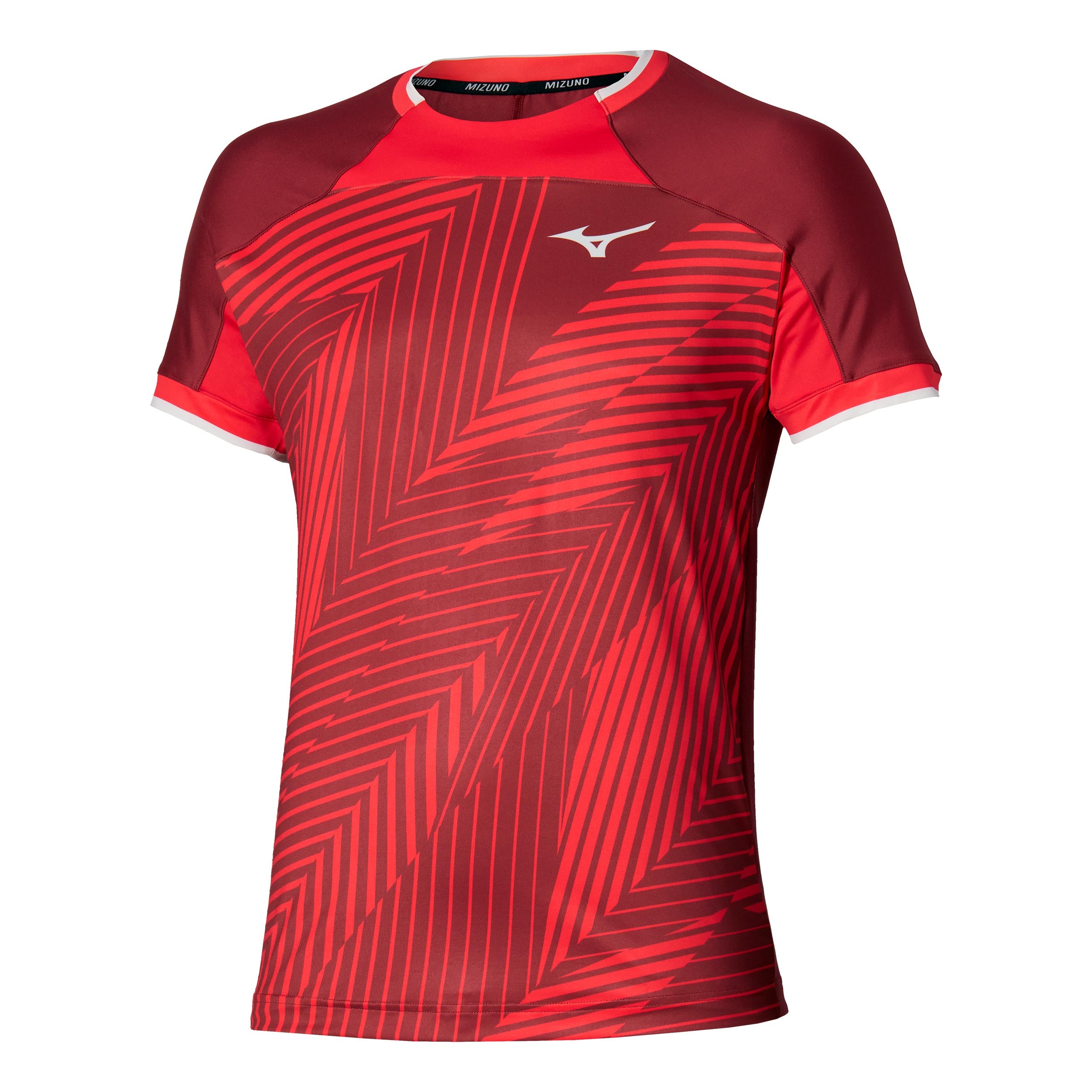 Mizuno T-Shirt Herren-dunkelrot, rot