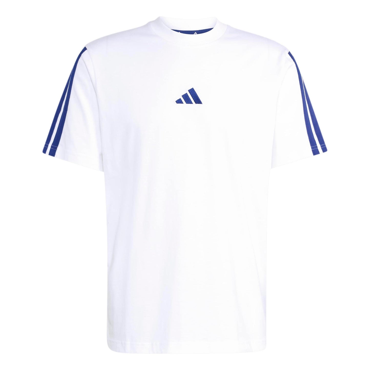 adidas 3Stripes T-Shirt Herren - weiß, blau