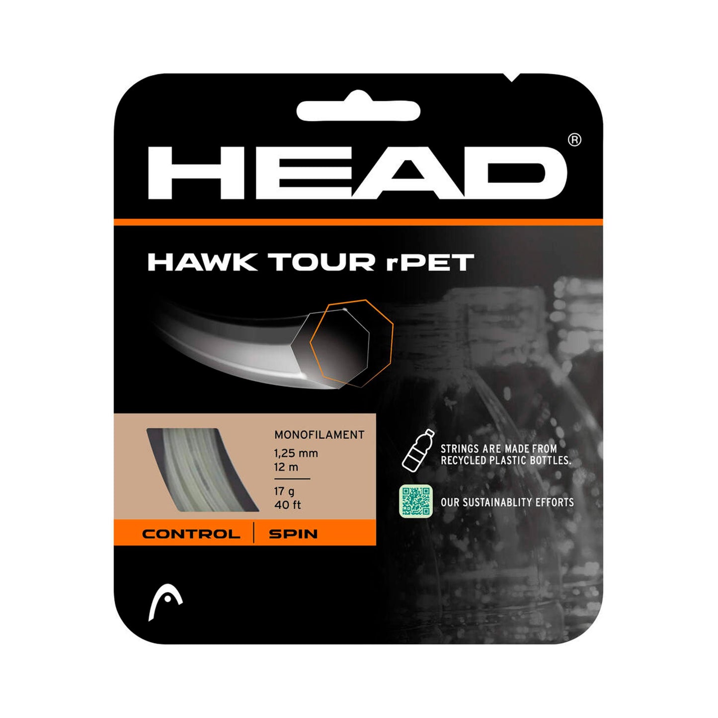 HEAD Hawk Tour rPET  Saitenset 12m - nude
