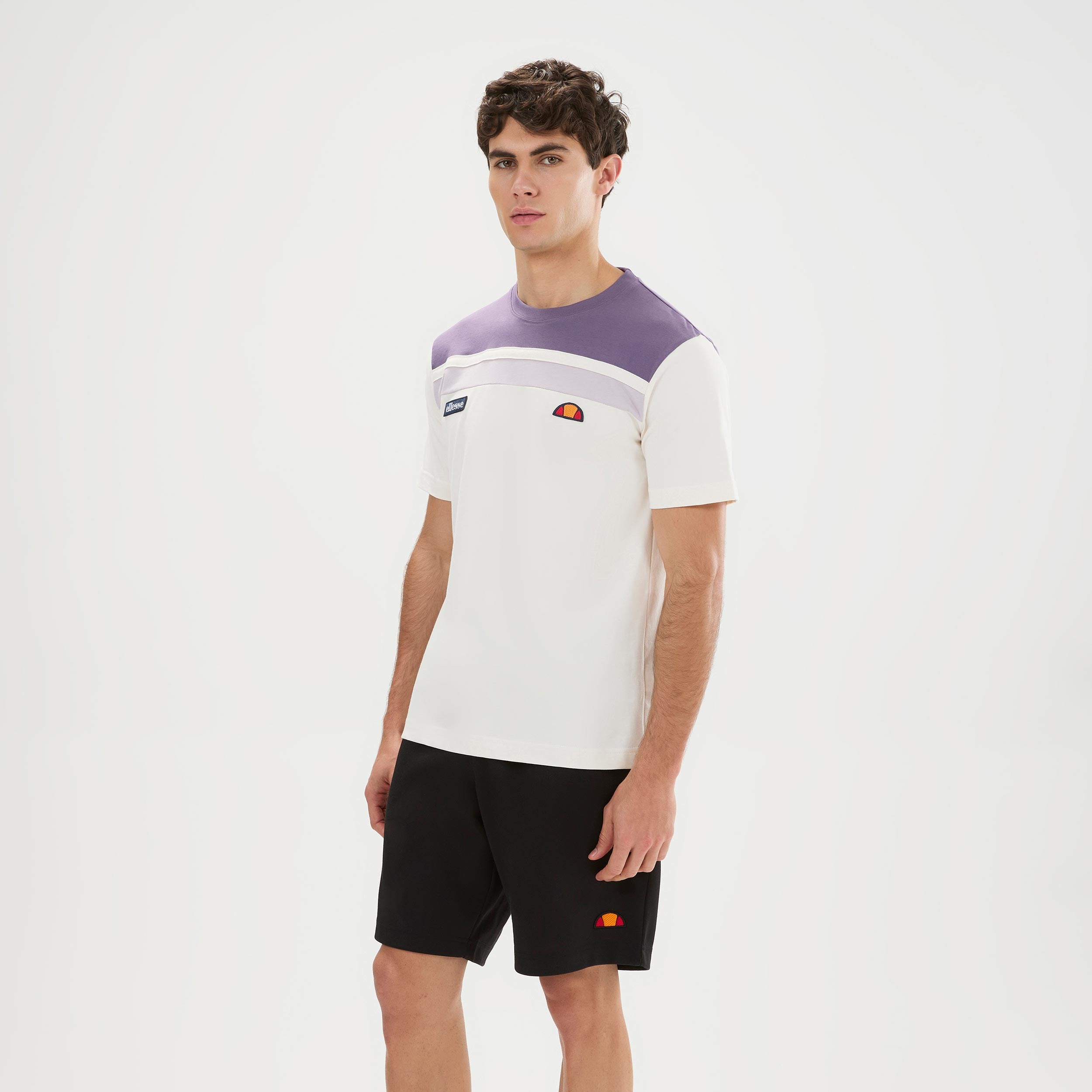 Ellesse Vignola T-Shirt Herren - creme, flieder