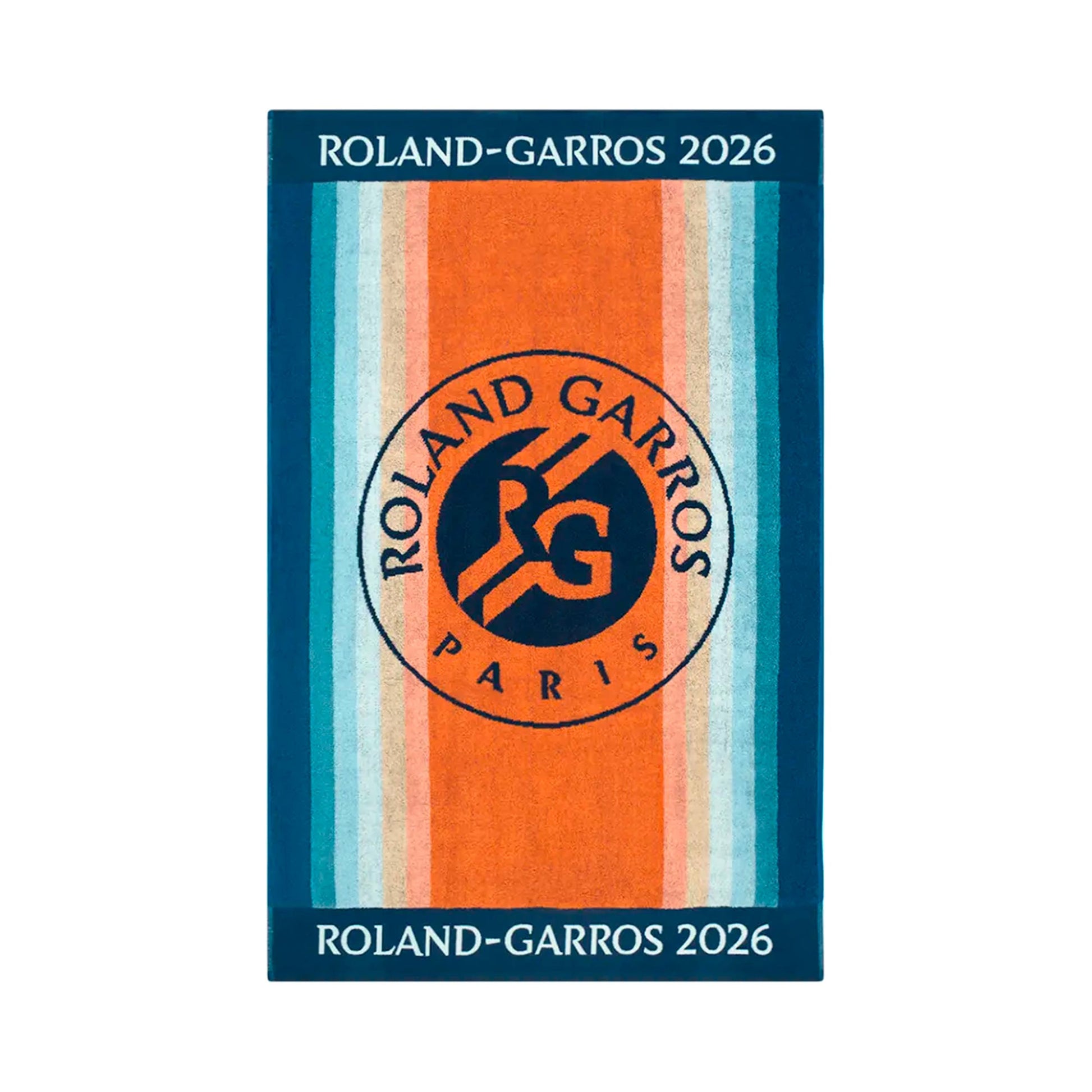 Roland Garros Official Player Towel 70X105 Handtuch - orange, dunkelblau