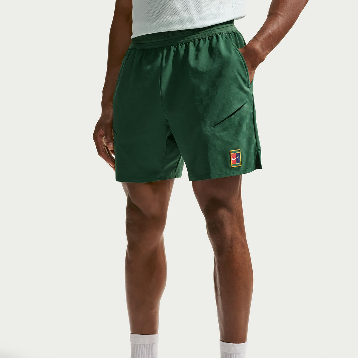 Nike Court Dri-Fit Slam Shorts Herren - dunkelgrün