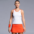 Team Tank-Top Damen - weiß, rot