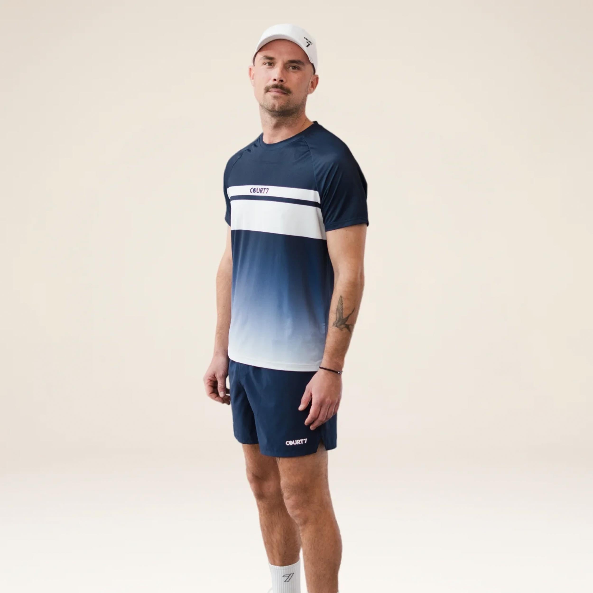 COURT7 Dual Pocket 5in Shorts Herren - blau