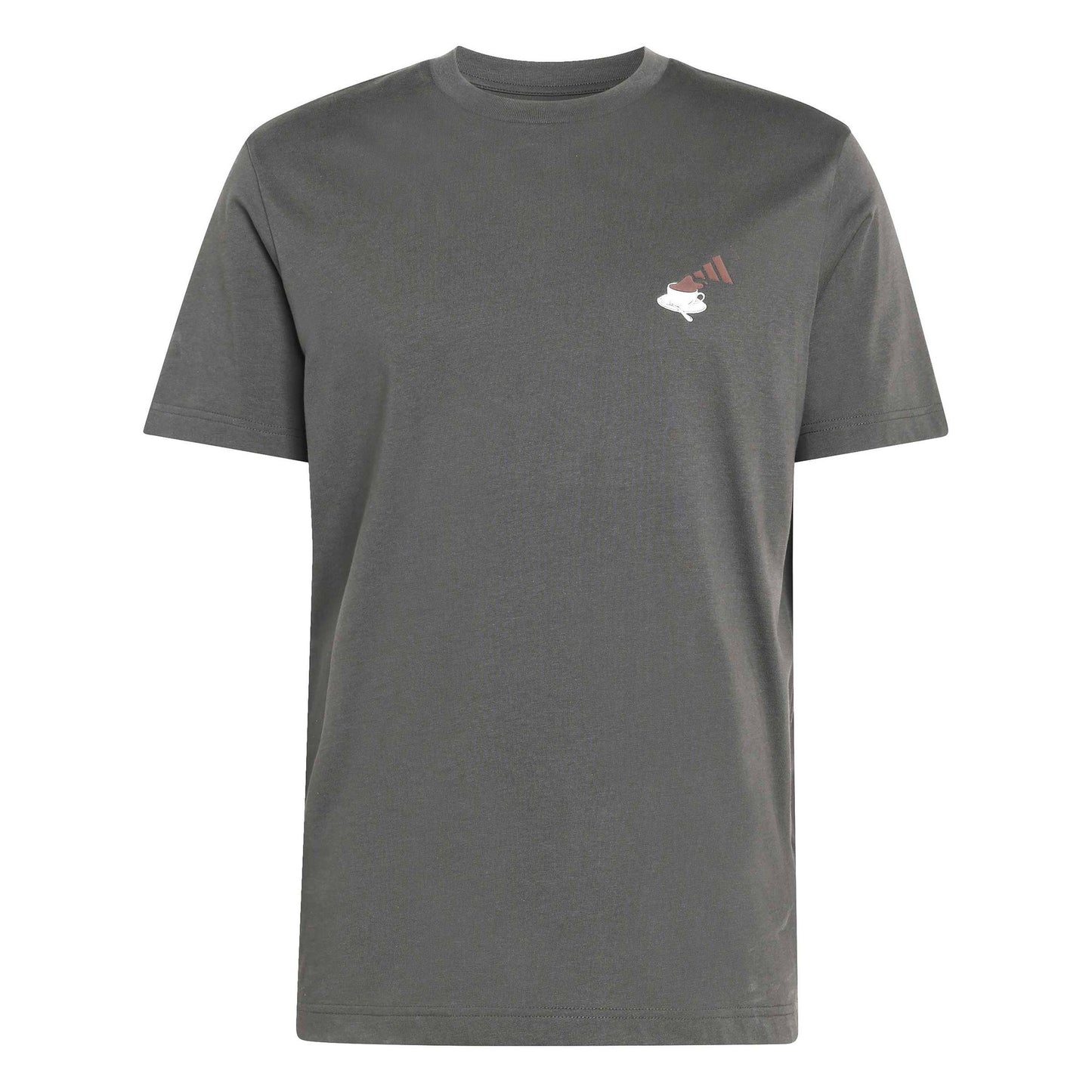 adidas Cheesecake Graphic T-Shirt Herren - dunkelgrau, weiß
