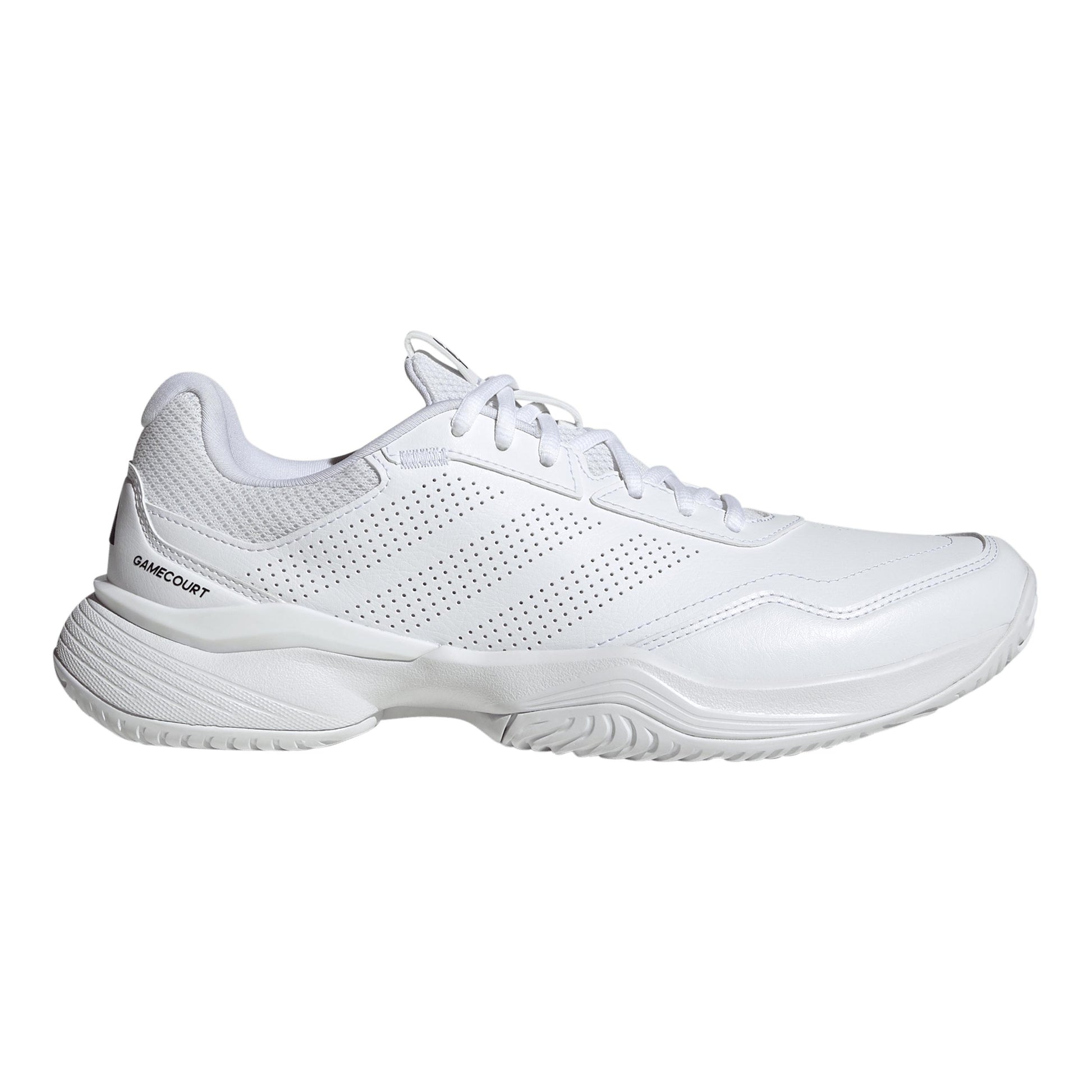 adidas GameCourt 3 Leather Allcourtschuh Herren - weiß