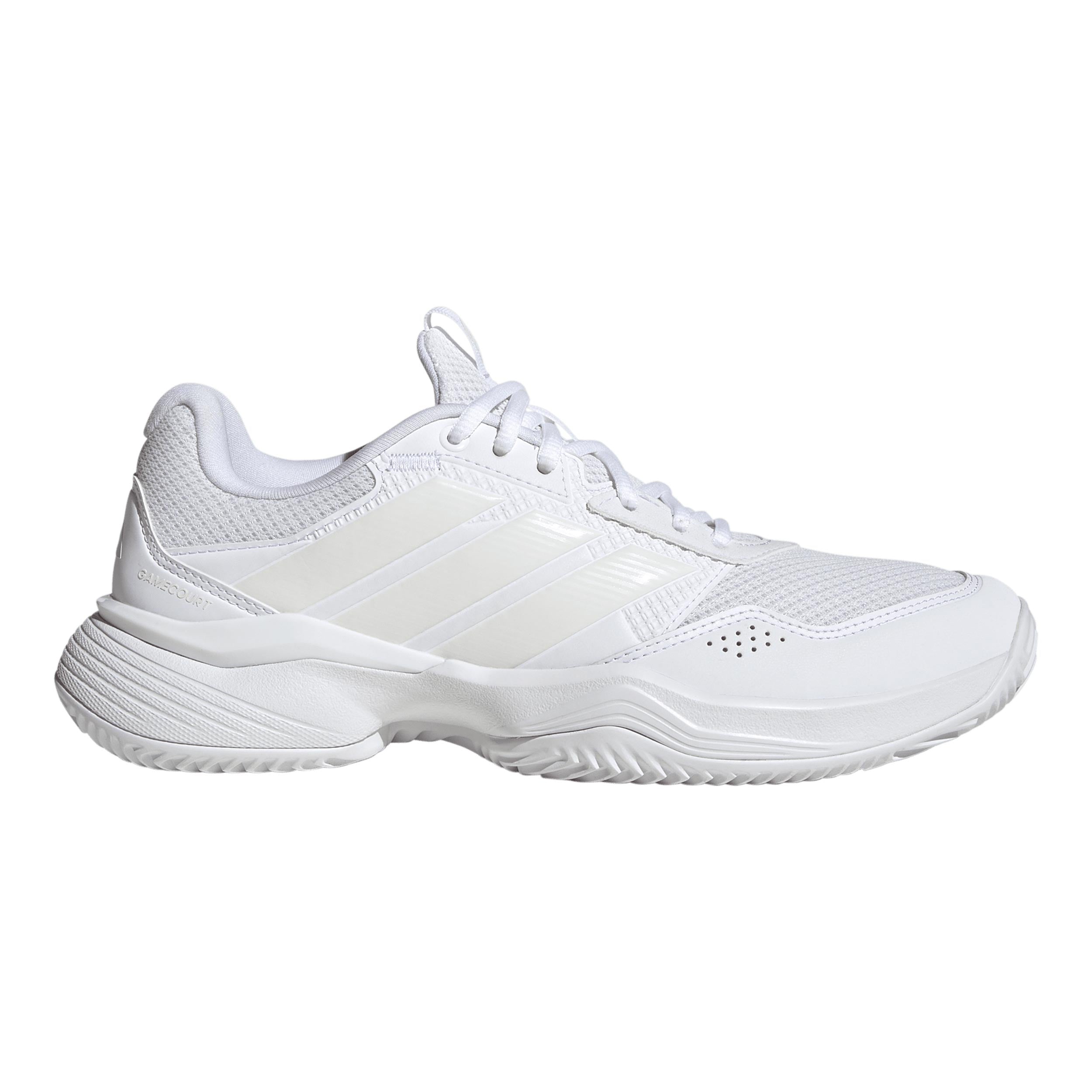 adidas GameCourt 3 Sandplatzschuh Damen - weiß, creme