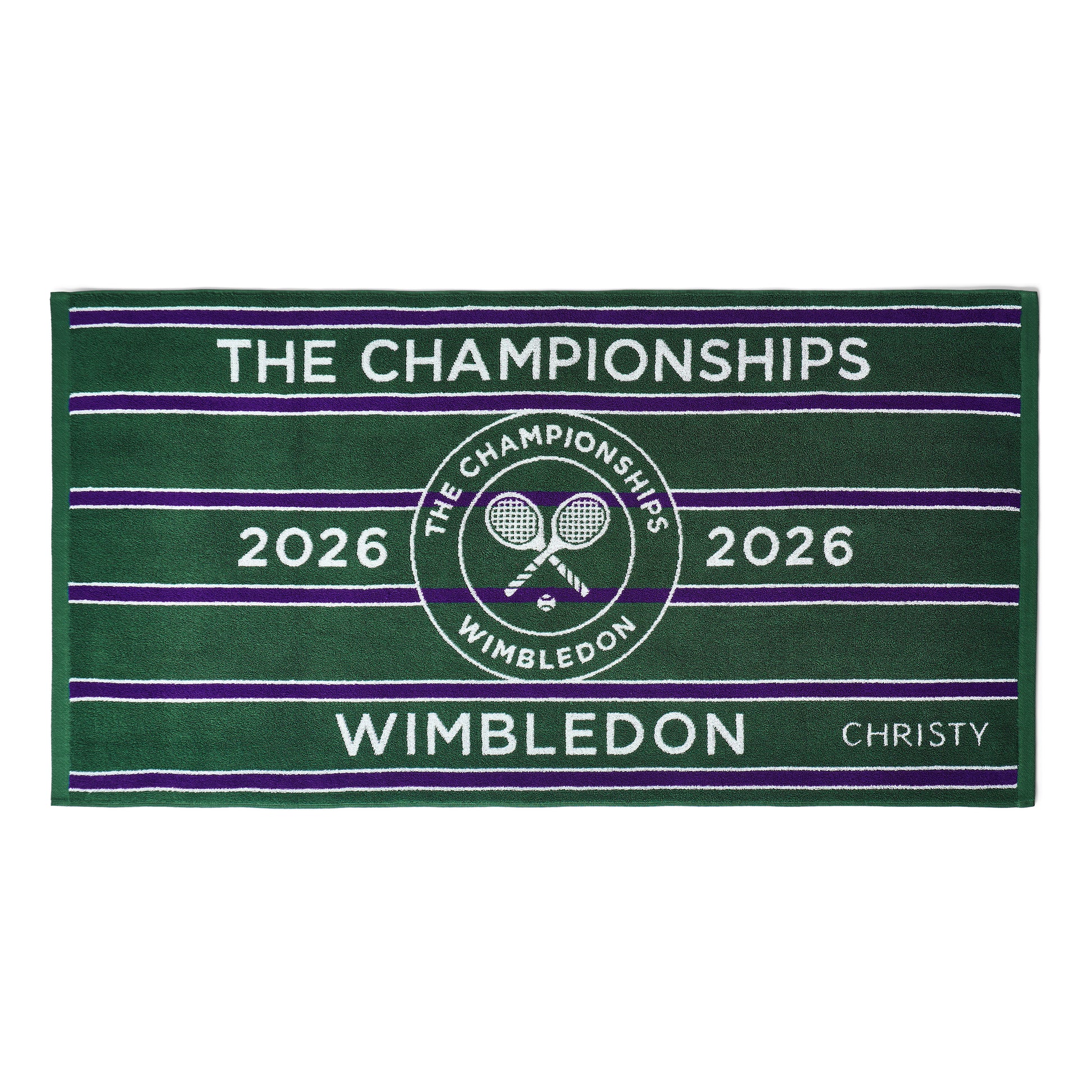 Christy Wimbledon Champ Handtuch - grün, lila