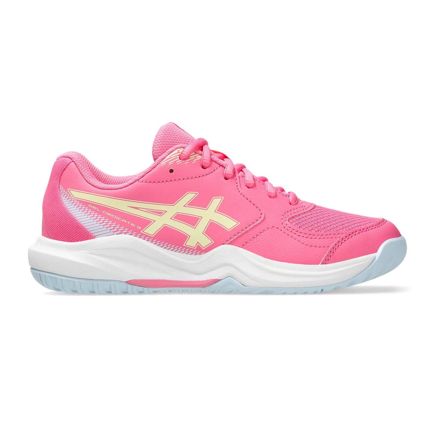 ASICS Gel-Dedicate 9 GS Allcourtschuh Kinder - pink, gelb