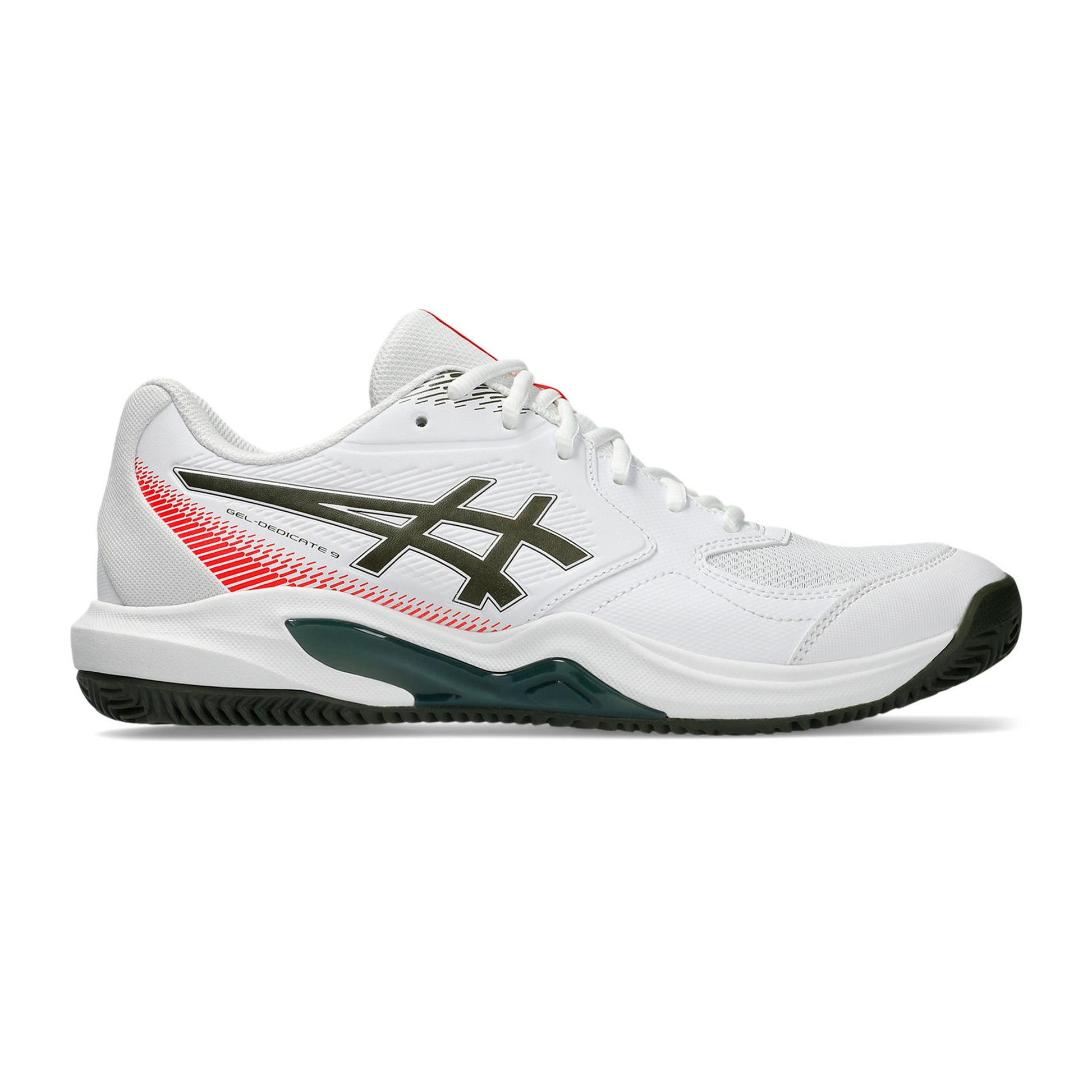 ASICS Gel-Dedicate 9 Sandplatzschuh Herren - weiß, petrol