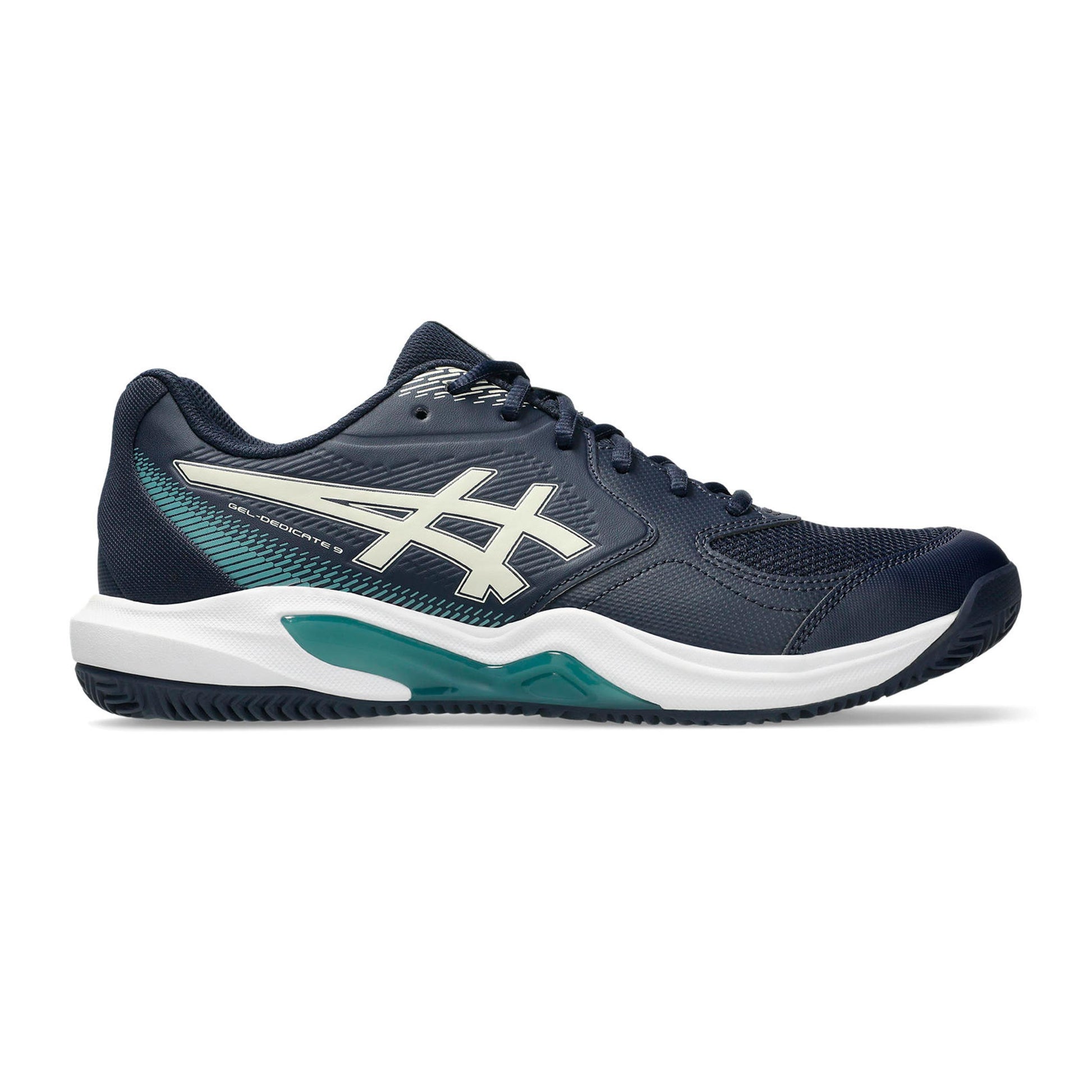 ASICS Gel-Dedicate 9 Sandplatzschuh Herren - dunkelblau, weiß