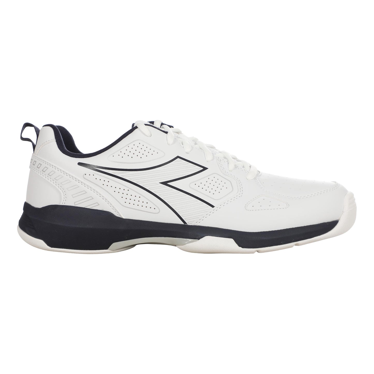 Diadora S. Challenge 7 SL Teppichschuh Herren - weiß, dunkelblau