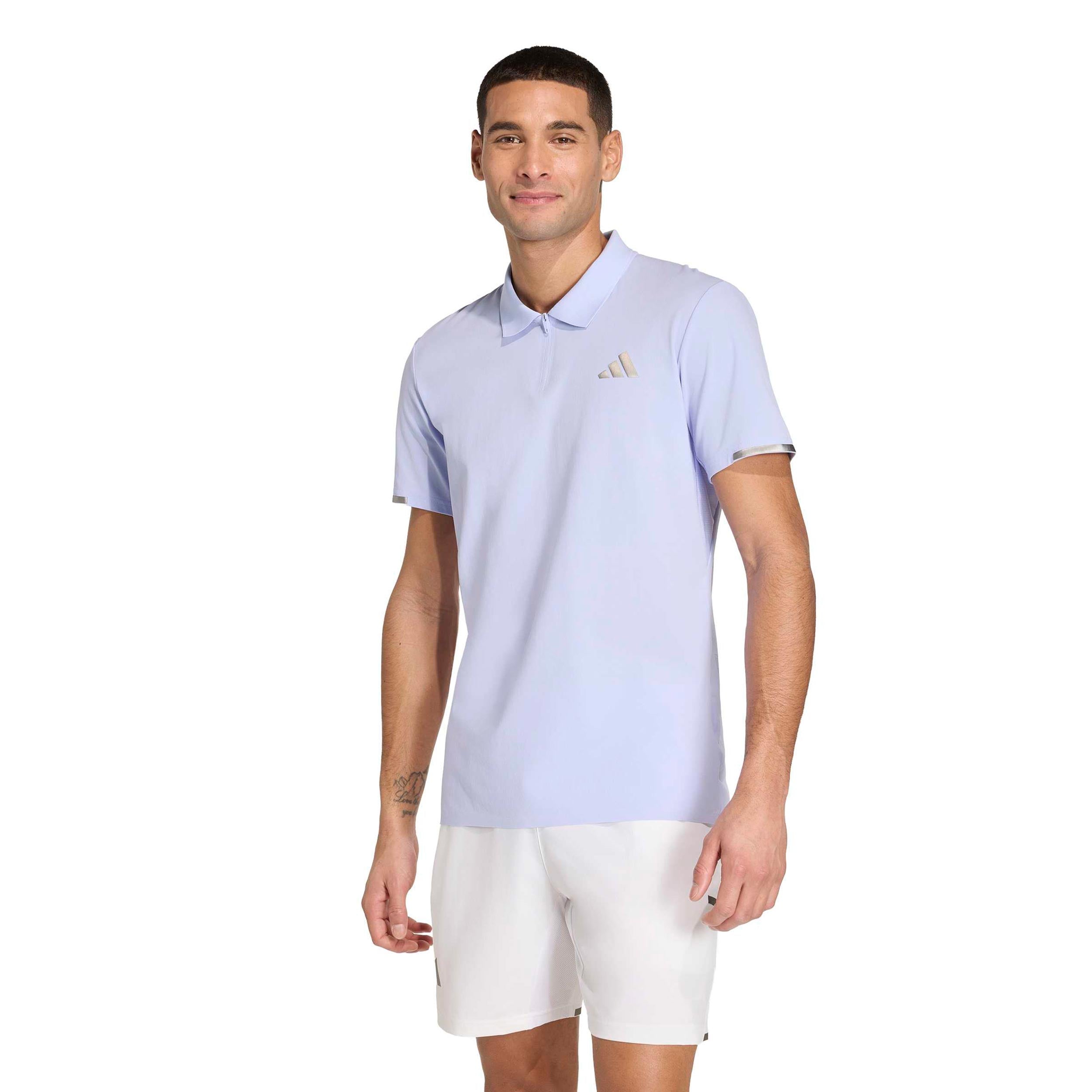 adidas Freelift Pro Polo Herren - flieder, silber
