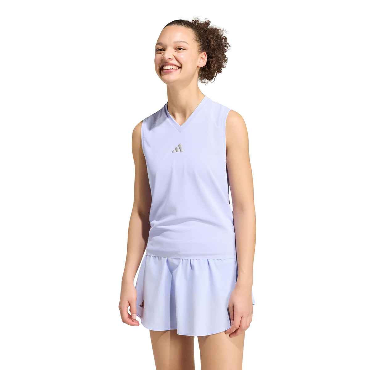 adidas Match Pro Tank-Top Damen - flieder, silber