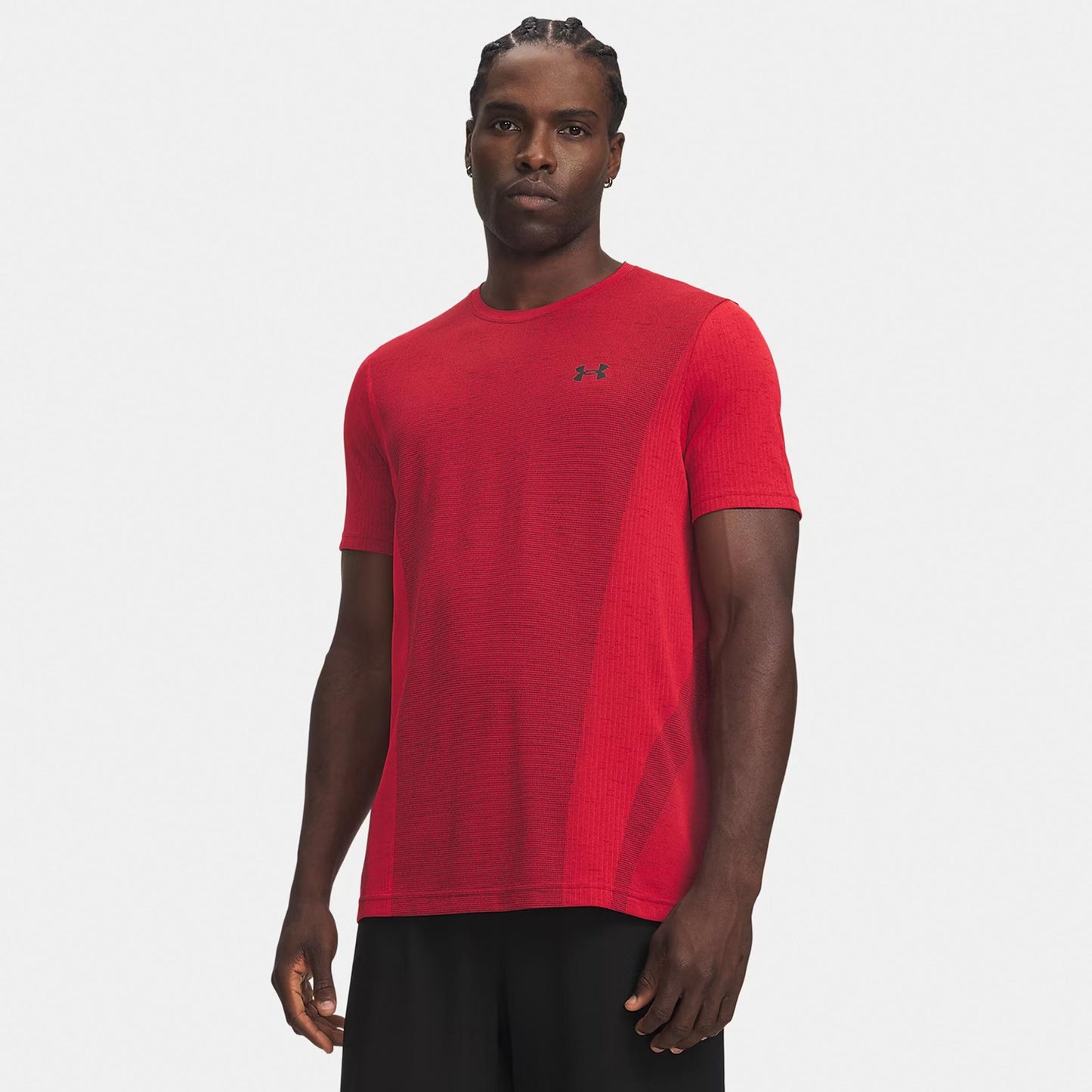 Under Armour Vanish Seamless T-Shirt Herren - rot, schwarz