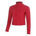 Motion 1/2 Zip Longsleeve Damen - rot, dunkelrot