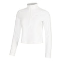 Motion 1/2 Zip Longsleeve Damen - weiß, hellgrau
