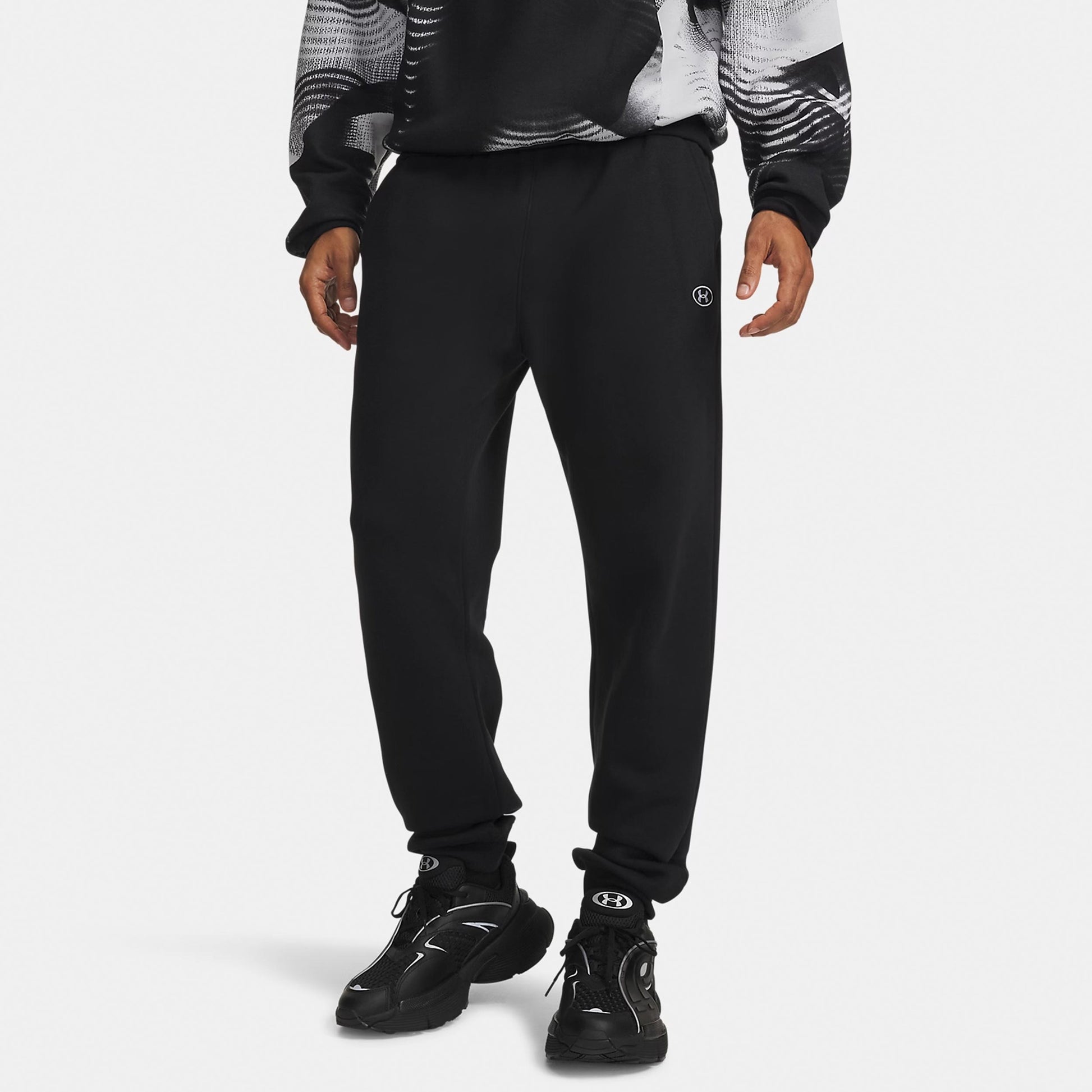 Under Armour Rival Fleece Trainingshose Herren - schwarz, weiß