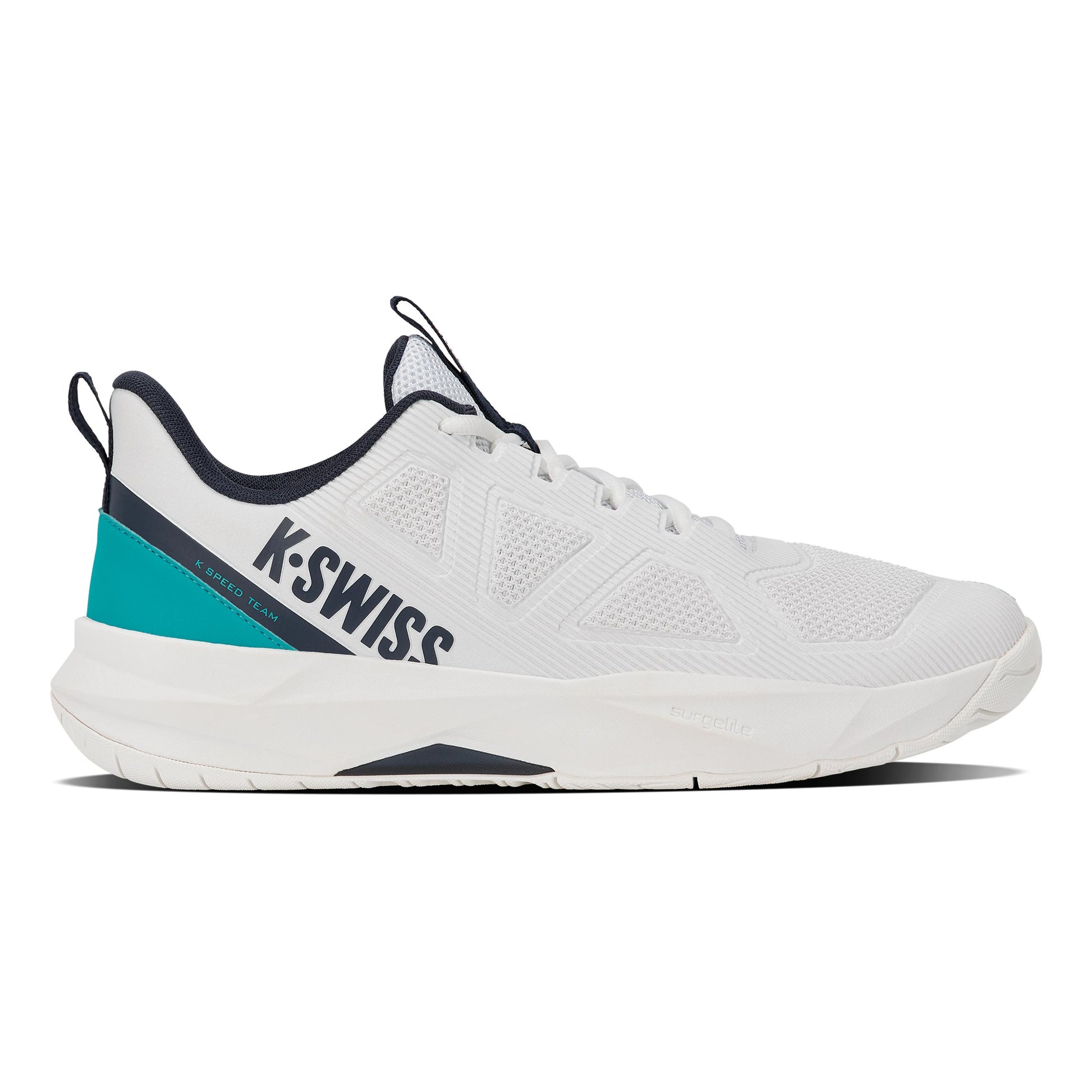 K-Swiss K-Speed Team Allcourtschuh Herren - weiß, türkis
