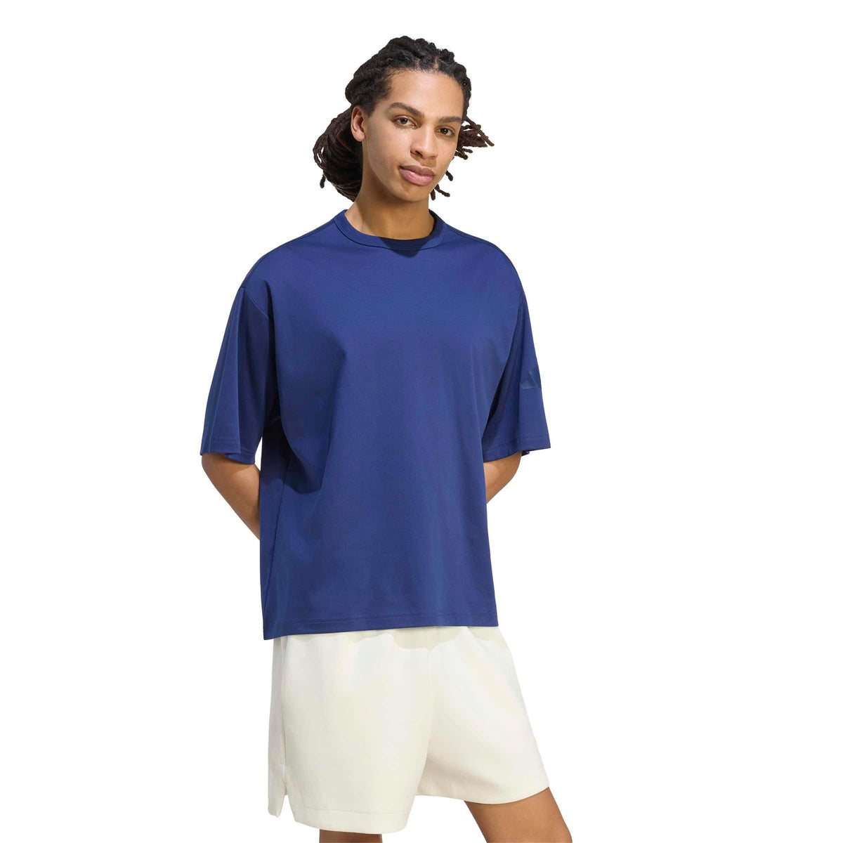 adidas Soft Lux T-Shirt Herren - dunkelblau