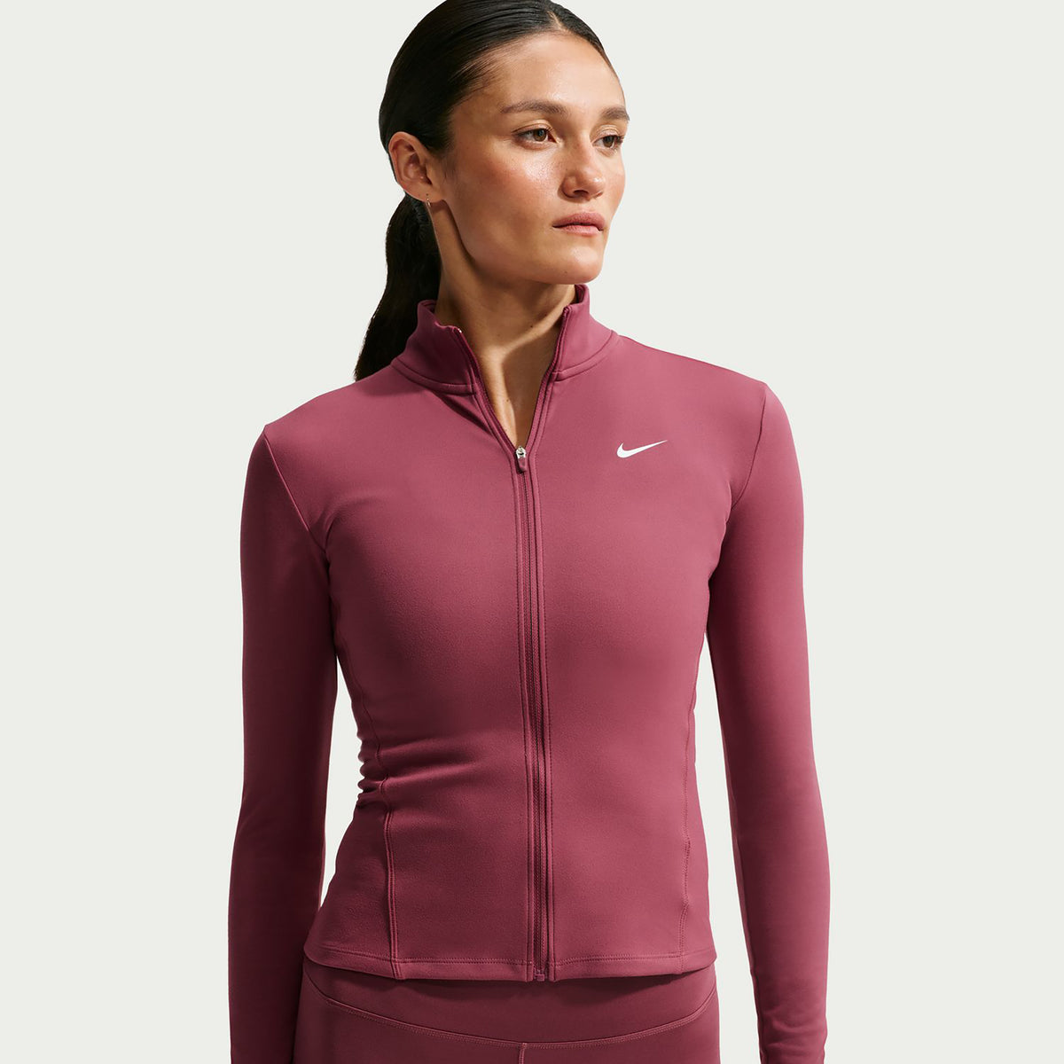 Nike One Fitted Trainingsjacke Damen - mauve