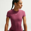 One Fitted T-Shirt Damen - mauve