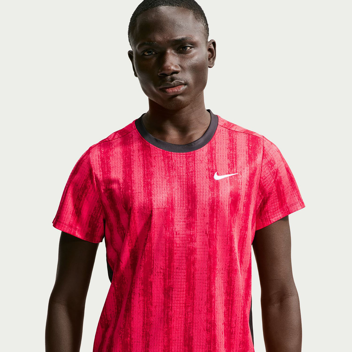 Nike Court Victory T-Shirt Herren - rot, schwarz