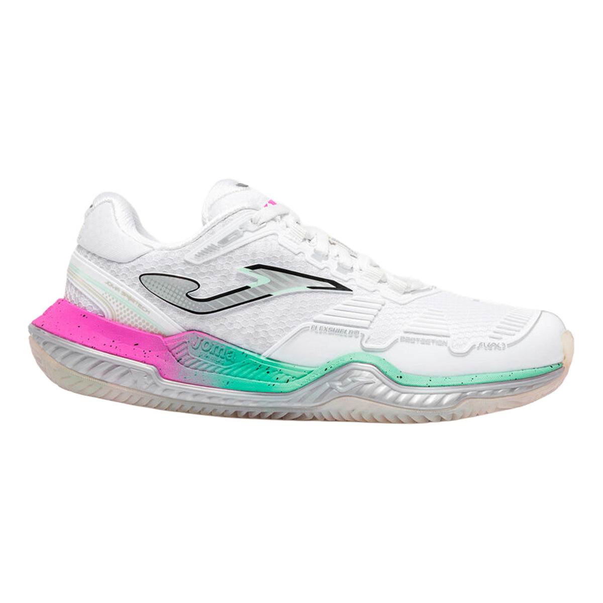 Joma Point Allcourtschuh Damen - weiß, pink