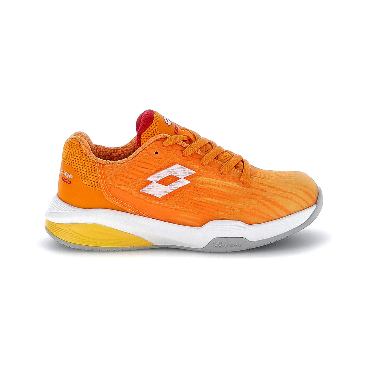 Lotto Mirage 200 III PRT ALR Allcourtschuh Kinder - orange, weiß