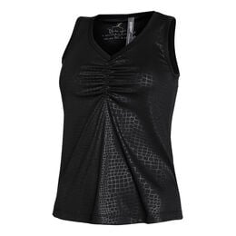 Bubble Tank-Top Damen-Schwarz