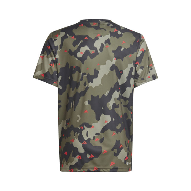 Train Essentials Seasonal AEROREADY Allover Print Regular-Fit T-Shirt