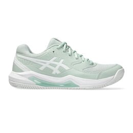 Gel-Dedicate 8 Sandplatzschuh Damen-Blaugrau,Weiß