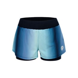 Spectrum 2In1 Printed Shorts Damen-Dunkelblau,Hellblau