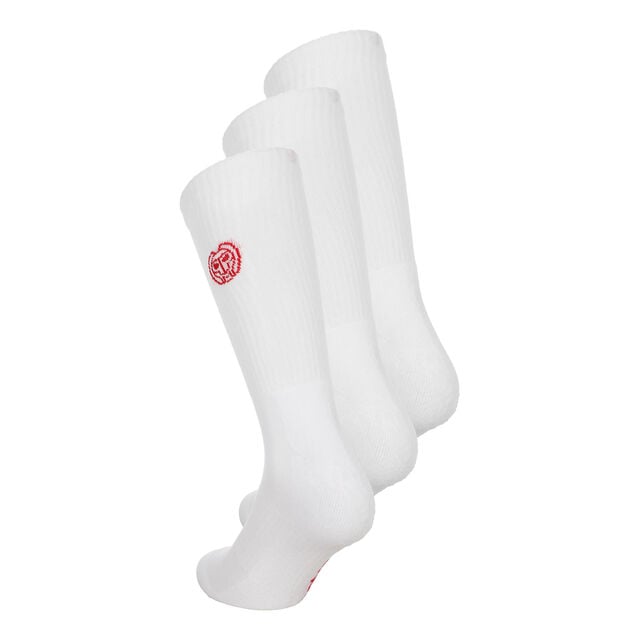 Crispy White Crew Move Socks 3 Pack - white
