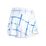 Shibori Plaid Skirt-13.5" 