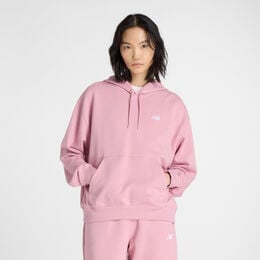 Essentials French Terry Hoody Damen-Rosa